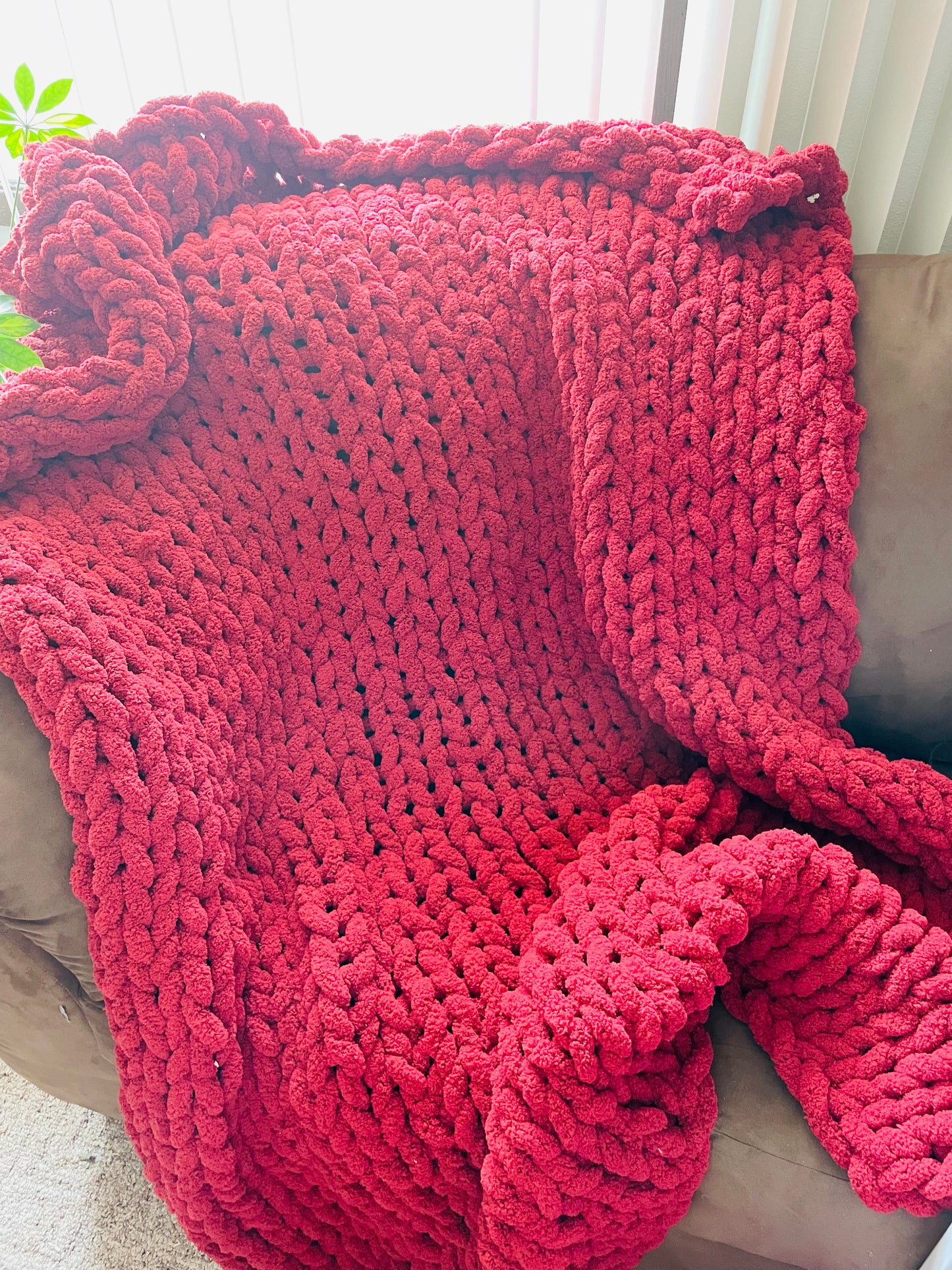 Chunky Knit Blanket - Small