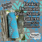 Broken Diamond Sublimation Rhinestone Pattern (5MM/SS20)