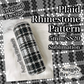 Plaid Sublimation Rhinestone Pattern (5MM/SS20)