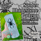 Spider Sublimation Rhinestone Pattern (4mm/SS16)