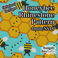 Honeybee Rhinestone Pattern (4mm/SS16)