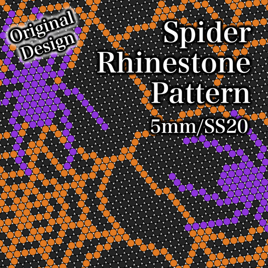 Spider Rhinestone Pattern (5mm/SS20)