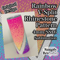 Rainbow V-Split Sublimation Rhinestone Pattern (4mm/SS16)