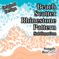 Beach Rhinestone Scatter Pattern
