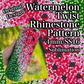 Watermelon Twist Sublimation Rhinestone Pattern (4mm/SS16)